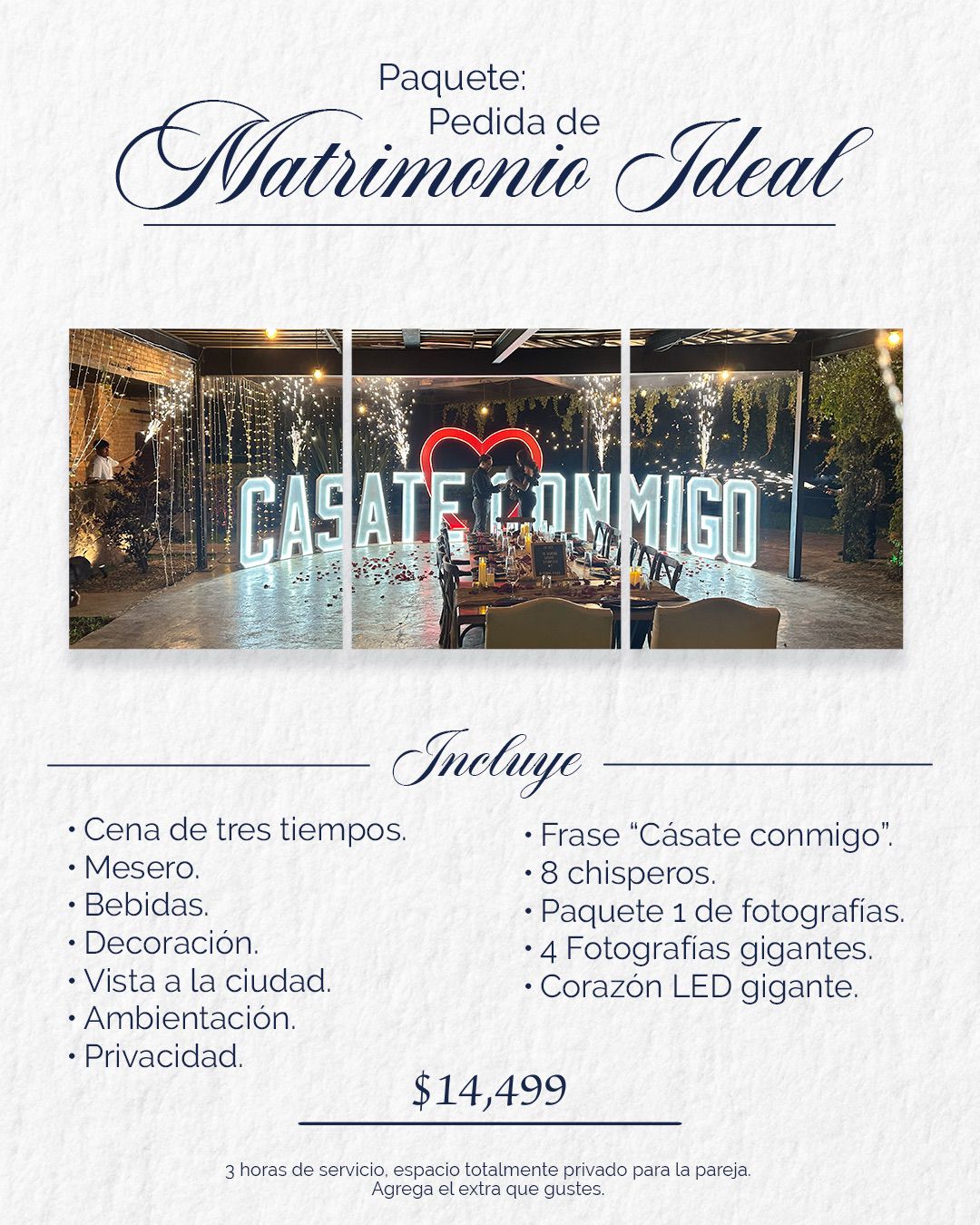 Pedida de Matrimonio Ideal